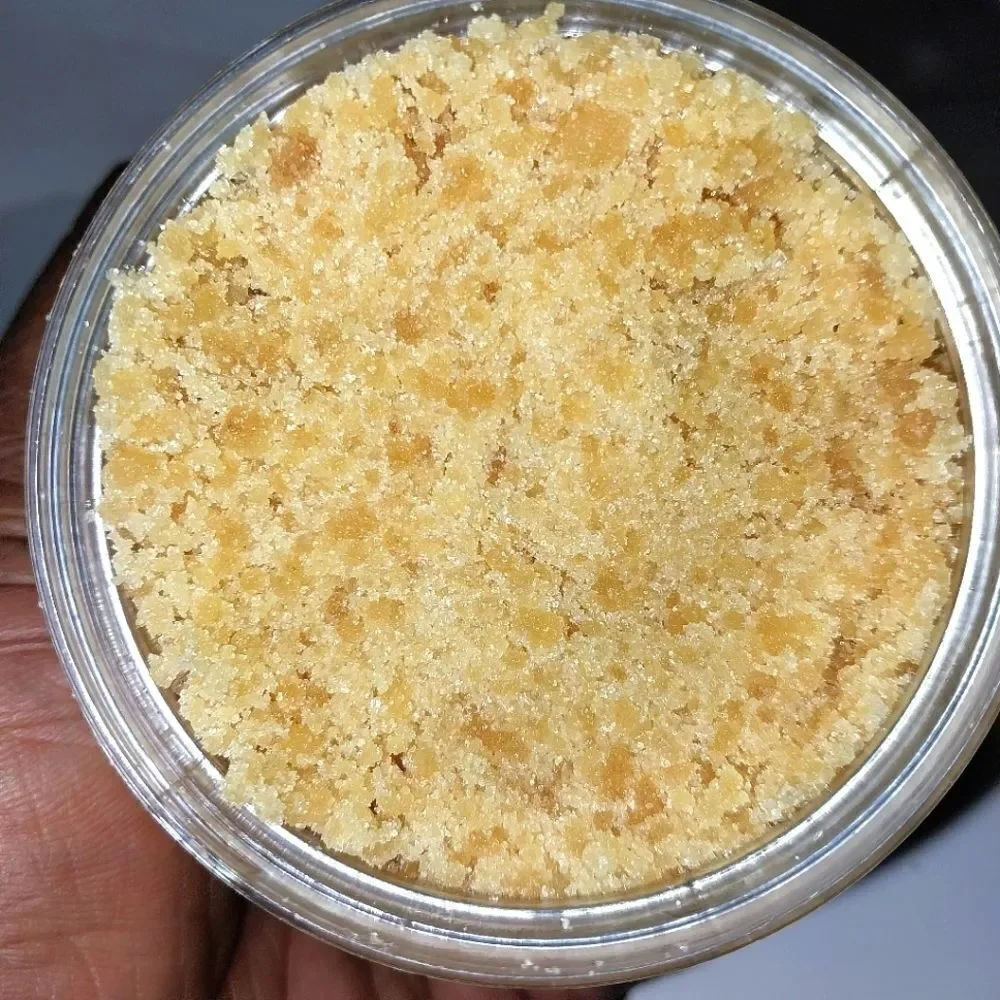 Hand crafted natural Brown sugar emulsified sugar scrub 6oz